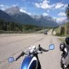 Ruta Moto cochrane-to-lake-louise- photo